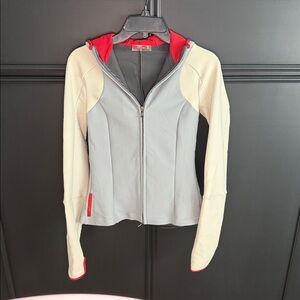 Prada Cream and Gray Jacket